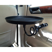 Load image into Gallery viewer, Car Food Tray with Clamp Bracket Folding Dining Table Drink Holder Car Pallet Back Seat Water Car Cup Holder Car Swivel Tray
