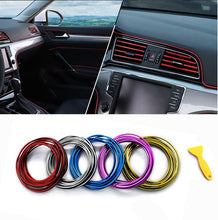 Load image into Gallery viewer, 3/5M Car Moulding Trim Strip Interior Detachable Gap Decoration Strip Protector PVC for Auto Car Dashboard  Panel Door Edge
