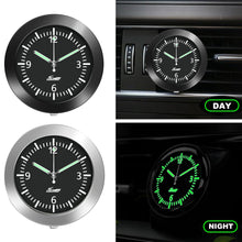 Load image into Gallery viewer, Car Clock Luminous Automobiles Internal Stick-On Mini Digital Watch Mechanics Quartz Clocks Auto Ornament Car Accessories
