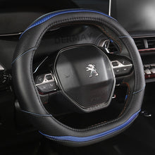 Load image into Gallery viewer, for Peugeot 3008 4008 5008 Car Steering Wheel Cover Carbon Fibre + PU Leather Auto Accessories interior Coche
