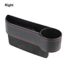 Load image into Gallery viewer, Car Organizer Auto Crevice Pocket Dual USB Charger Phone Bottle Cups Holder Seat Gap Slit Leather Storage Box Car Accessories
