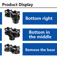 Load image into Gallery viewer, Car Drink Holder Double Hole Beverage Holder Car Drink Bottle Cup Holder Water Bottle Mount Stand Coffee Drinks Car Accessories
