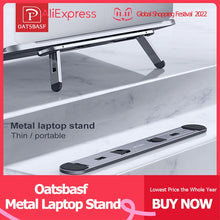 Load image into Gallery viewer, Oatsbasf Laptop Stand For MacBook Air Pro Support Tablet Portable Notebook Stand Mini Riser Foldable Laptop Holder Cooling Mount
