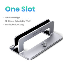 Load image into Gallery viewer, UGREEN Vertical Laptop Stand Holder For MacBook Air Pro Aluminum Foldable Notebook Stand Laptop Support MacBook Pro Tablet Stand
