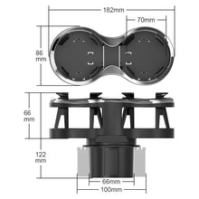 Load image into Gallery viewer, Car Drink Holder Double Hole Beverage Holder Car Drink Bottle Cup Holder Water Bottle Mount Stand Coffee Drinks Car Accessories
